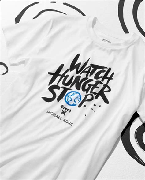 michael kors stop world hunger watch|Michael Kors hunger stop t shirt.